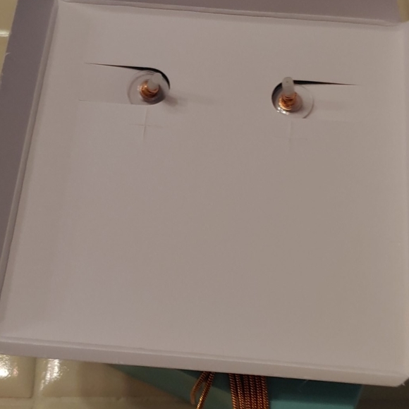 Rose gold jbloom earrings - Picture 2 of 2